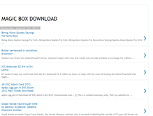 Tablet Screenshot of magicboxdownload.blogspot.com