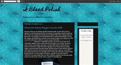 Desktop Screenshot of ibleedpolish.blogspot.com