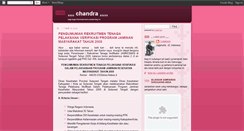 Desktop Screenshot of chandrax.blogspot.com