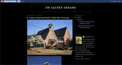 Desktop Screenshot of on-sacred-ground.blogspot.com