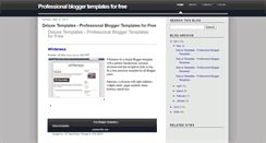 Desktop Screenshot of deluxetemplate.blogspot.com