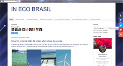 Desktop Screenshot of in-ecobrasil.blogspot.com