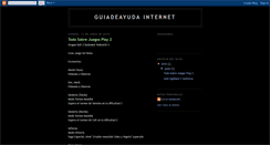 Desktop Screenshot of guiadeayudainternet.blogspot.com