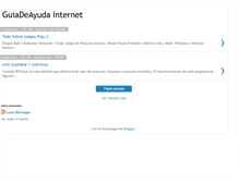 Tablet Screenshot of guiadeayudainternet.blogspot.com