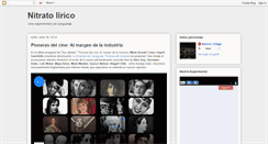 Desktop Screenshot of nitrato-lirico.blogspot.com