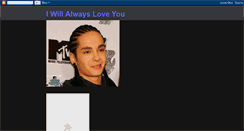 Desktop Screenshot of i-will-always-love-you-tom.blogspot.com