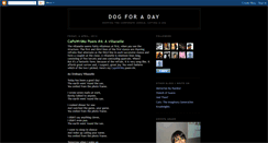 Desktop Screenshot of dogforaday.blogspot.com