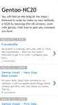 Mobile Screenshot of gentoo-nc20.blogspot.com