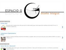 Tablet Screenshot of espaciog.blogspot.com