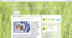 Desktop Screenshot of ethicalpressoffice.blogspot.com