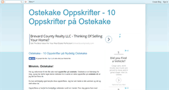 Desktop Screenshot of ostekake-oppskrifter.blogspot.com