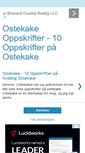 Mobile Screenshot of ostekake-oppskrifter.blogspot.com