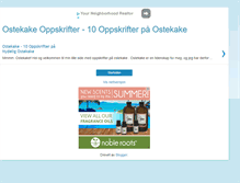 Tablet Screenshot of ostekake-oppskrifter.blogspot.com