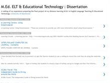 Tablet Screenshot of med-elt-edutech.blogspot.com