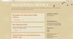 Desktop Screenshot of negligenciasmedica.blogspot.com