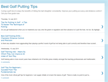 Tablet Screenshot of bestgolfputtingtips.blogspot.com