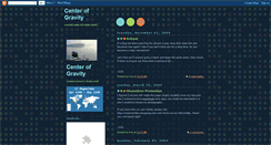 Desktop Screenshot of center-of-gravity.blogspot.com