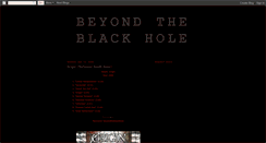 Desktop Screenshot of beyondtheblackhole.blogspot.com