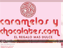 Tablet Screenshot of caramelos-y-chocolates.blogspot.com