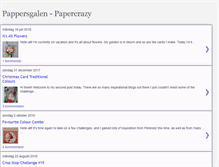 Tablet Screenshot of pappersgalen.blogspot.com