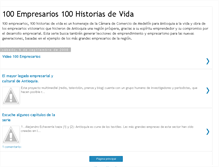 Tablet Screenshot of 100empresarios.blogspot.com