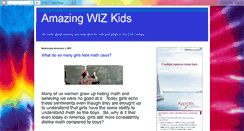 Desktop Screenshot of amazingwizkids.blogspot.com