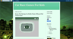 Desktop Screenshot of carracegamesforkids.blogspot.com