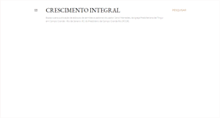 Desktop Screenshot of ministeriocrescimentointegral.blogspot.com