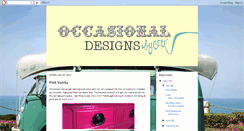 Desktop Screenshot of occasionaldesignsbycate.blogspot.com