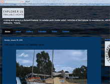 Tablet Screenshot of explorer16trailableyacht.blogspot.com