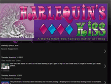 Tablet Screenshot of harlequinskiss.blogspot.com