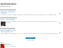 Tablet Screenshot of monkheadmusic.blogspot.com