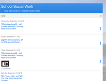 Tablet Screenshot of humboldtschoolsocialwork.blogspot.com