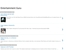 Tablet Screenshot of entertainmentnewsguru.blogspot.com