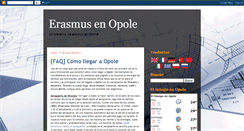 Desktop Screenshot of erasmusopole.blogspot.com