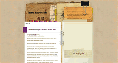 Desktop Screenshot of ibnutaymiah.blogspot.com