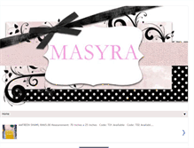 Tablet Screenshot of masyraboutique.blogspot.com