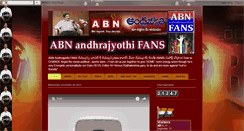 Desktop Screenshot of abnandhrajyothifans.blogspot.com