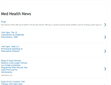 Tablet Screenshot of mednewshealth.blogspot.com