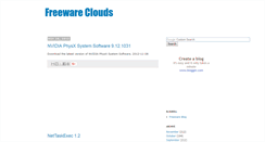Desktop Screenshot of freewareclouds.blogspot.com