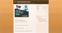 Desktop Screenshot of davidoyedepoquotes.blogspot.com