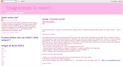 Desktop Screenshot of emagrecimento2x.blogspot.com