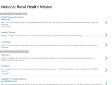 Tablet Screenshot of nationalruralhealthmission.blogspot.com