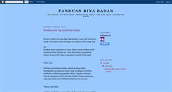 Desktop Screenshot of bina-badan-malaysia.blogspot.com