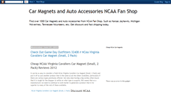 Desktop Screenshot of car-magnets-ncaa-fan-shop.blogspot.com