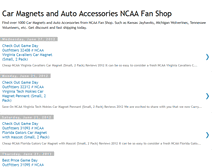 Tablet Screenshot of car-magnets-ncaa-fan-shop.blogspot.com