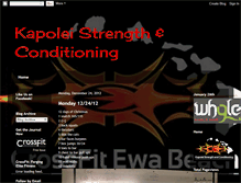 Tablet Screenshot of crossfitewabeach.blogspot.com