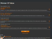 Tablet Screenshot of amwomanofvalue.blogspot.com