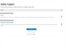 Tablet Screenshot of alphacapper.blogspot.com
