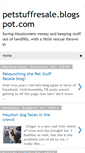 Mobile Screenshot of petstuffresale.blogspot.com